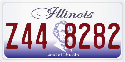 IL license plate Z448282