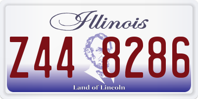 IL license plate Z448286