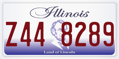 IL license plate Z448289