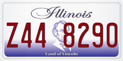 IL license plate Z448290