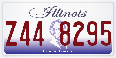IL license plate Z448295
