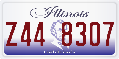 IL license plate Z448307