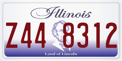 IL license plate Z448312