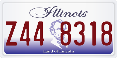 IL license plate Z448318