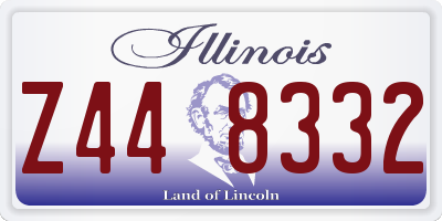 IL license plate Z448332