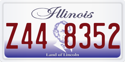 IL license plate Z448352