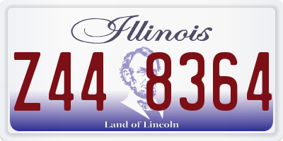 IL license plate Z448364