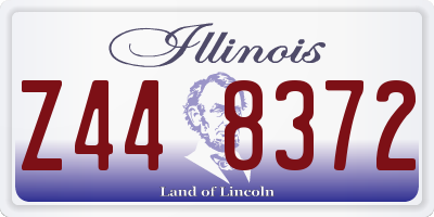IL license plate Z448372