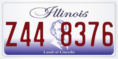 IL license plate Z448376