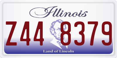 IL license plate Z448379