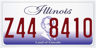 IL license plate Z448410