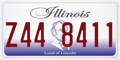IL license plate Z448411