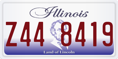 IL license plate Z448419