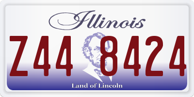 IL license plate Z448424