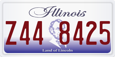 IL license plate Z448425