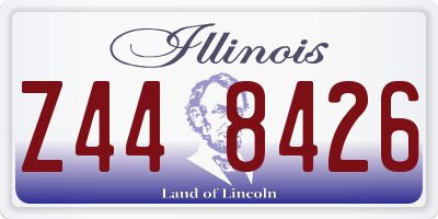 IL license plate Z448426