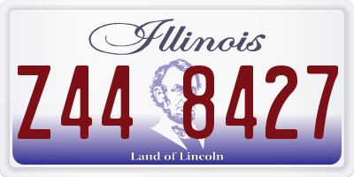 IL license plate Z448427