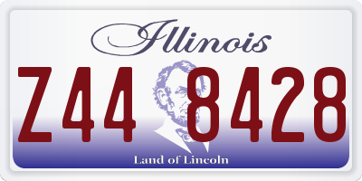 IL license plate Z448428