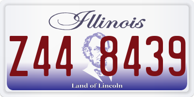 IL license plate Z448439