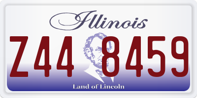 IL license plate Z448459