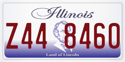 IL license plate Z448460