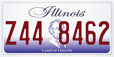 IL license plate Z448462