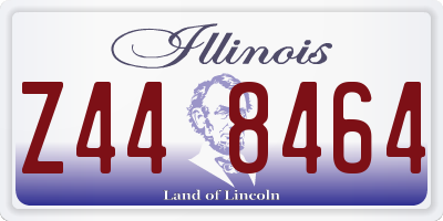 IL license plate Z448464