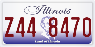IL license plate Z448470