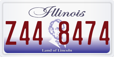 IL license plate Z448474