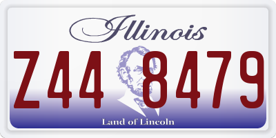 IL license plate Z448479