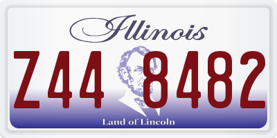 IL license plate Z448482
