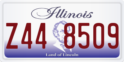 IL license plate Z448509