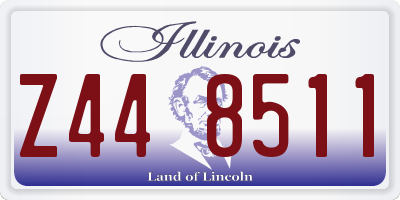 IL license plate Z448511