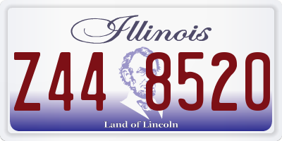 IL license plate Z448520