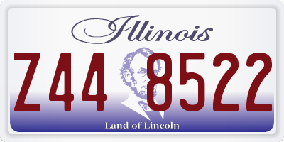 IL license plate Z448522