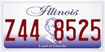 IL license plate Z448525