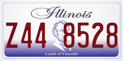 IL license plate Z448528
