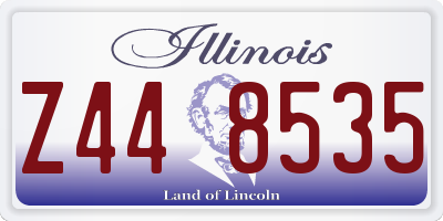 IL license plate Z448535