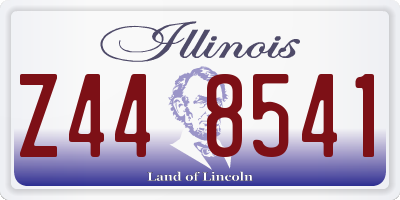 IL license plate Z448541