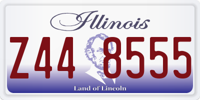 IL license plate Z448555