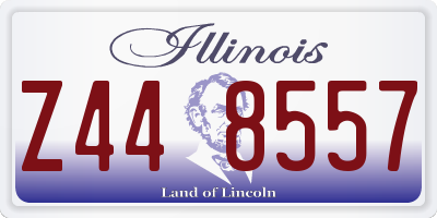 IL license plate Z448557
