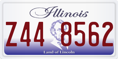 IL license plate Z448562