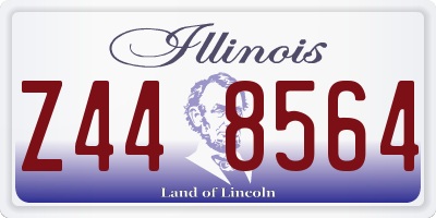 IL license plate Z448564