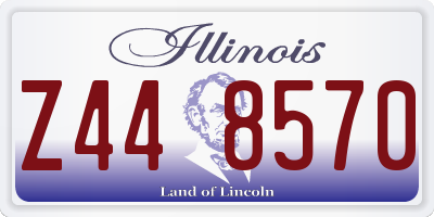 IL license plate Z448570