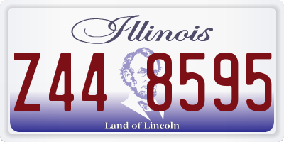IL license plate Z448595