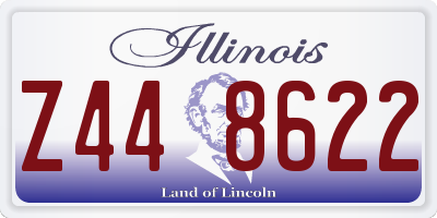 IL license plate Z448622