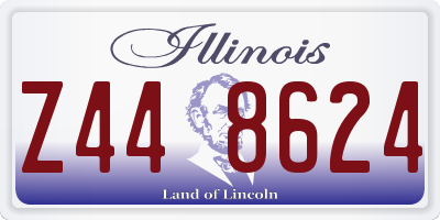 IL license plate Z448624
