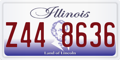 IL license plate Z448636
