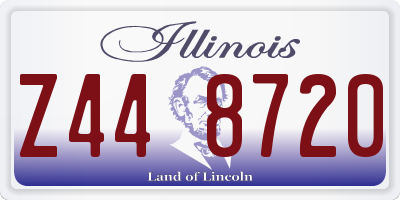IL license plate Z448720