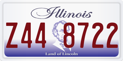 IL license plate Z448722